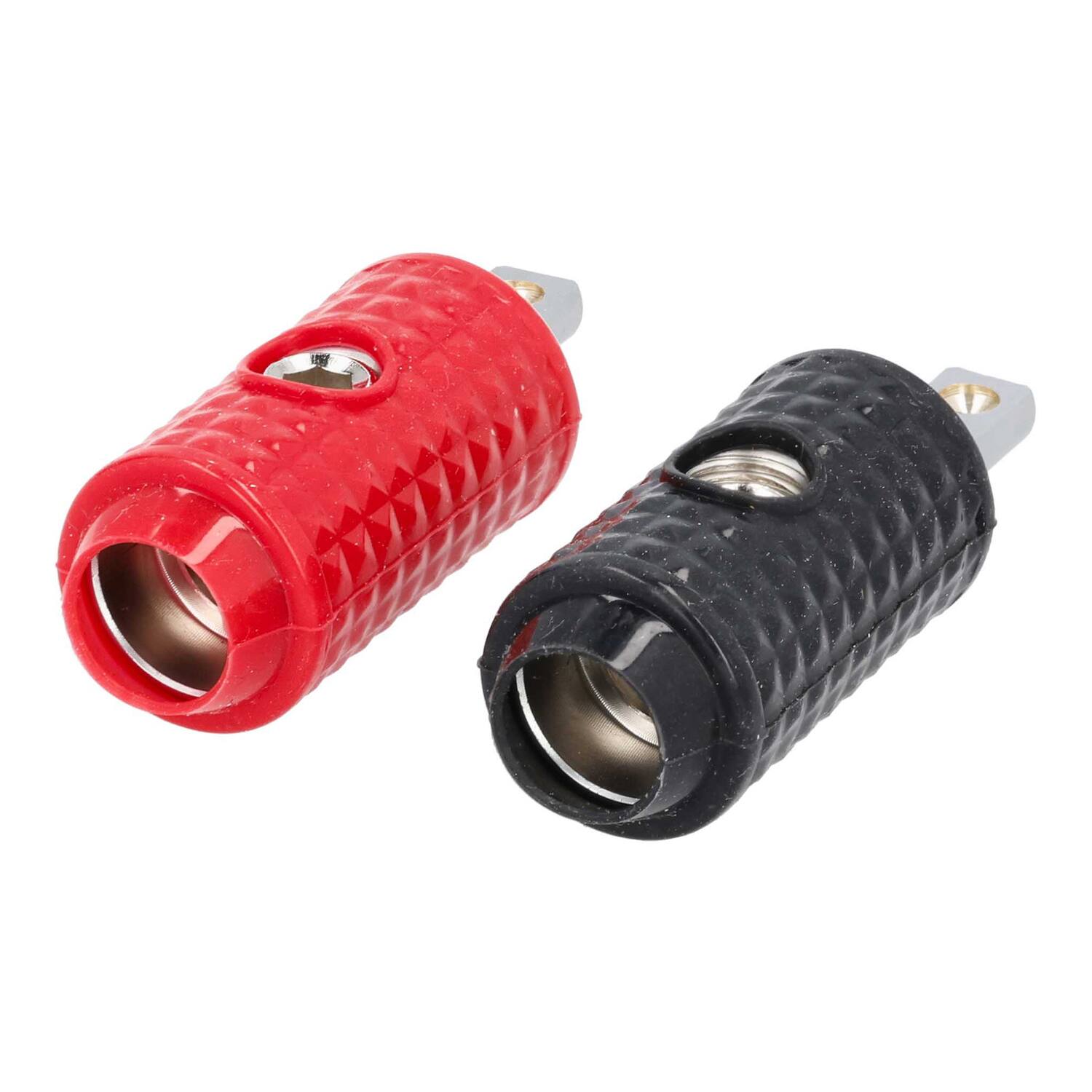 Alt View 5. Install Bay - IBWRD04P Single 0 AWG to 4 AWG Amplifier Input Wire Reducer, Pair - Black/Red.