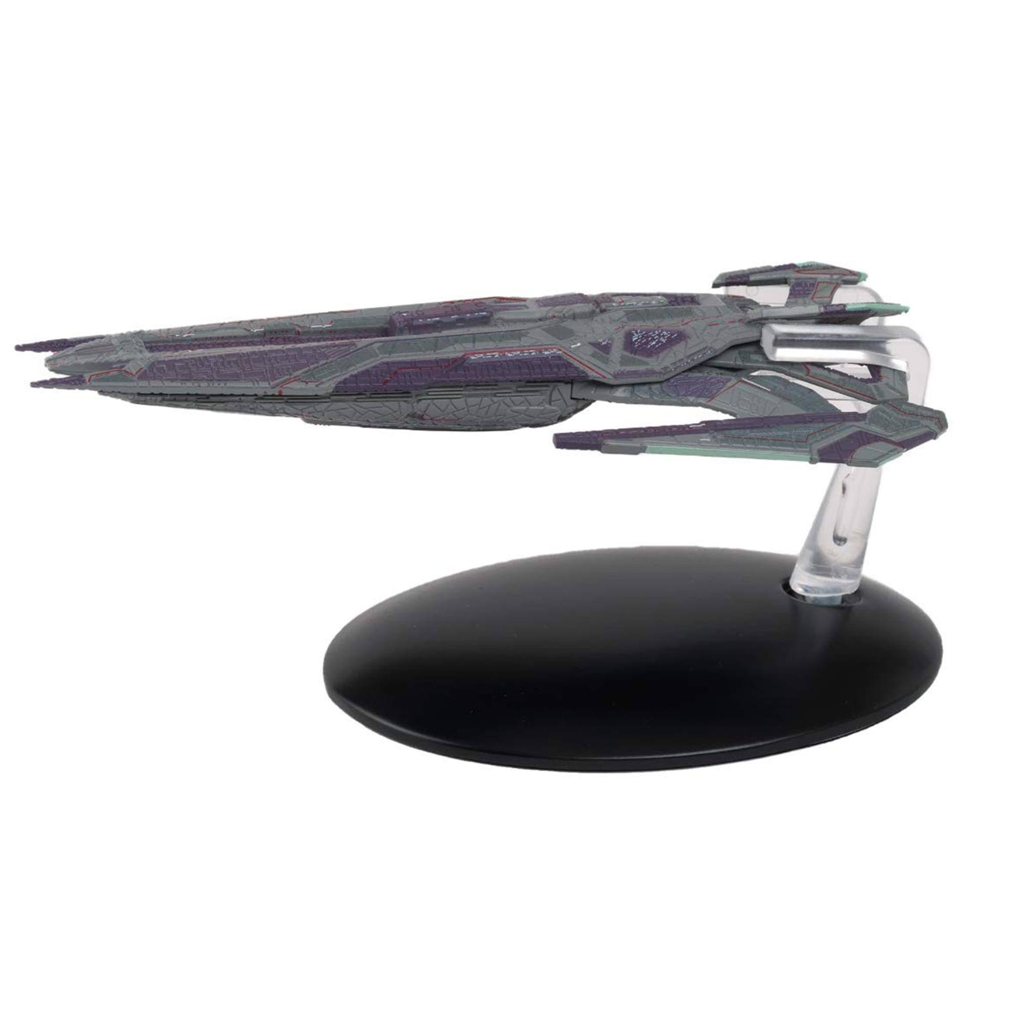 Alt View 1. Eaglemoss - Eaglemoss Star Trek StarShip Replica | Jem'Hadar Vanguard Carrier - Grey.
