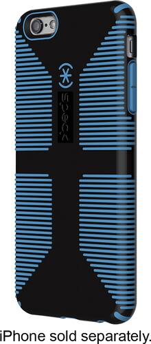 Speck - CandyShell Case for Apple® iPhone® 6 Plus and 6s Plus - Black/Blue-Front_Standard 