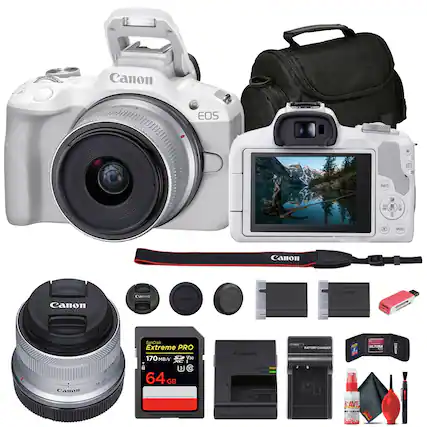 Canon EOS a 4m PHETAP FASCE G SIM INFO * 0 - AD . 1E - a M Canon Canon Cua - c Canon Canon 18-43 F8 SanDisk Extreme PRO 170 MB/s V30 I d 3 0 64 GB Canon | C BATTERY ERARGER ULTIMA i FAVE -. CC. VICO CO