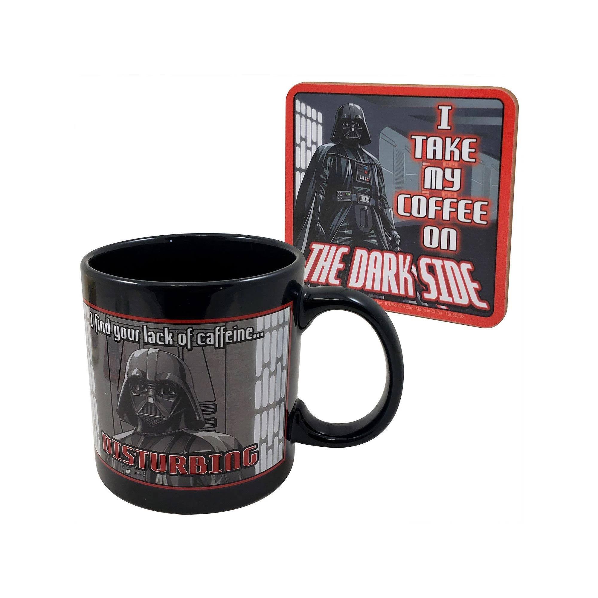 I take my coffee on the dark side.  
I find your lack of caffeine... disturbing.