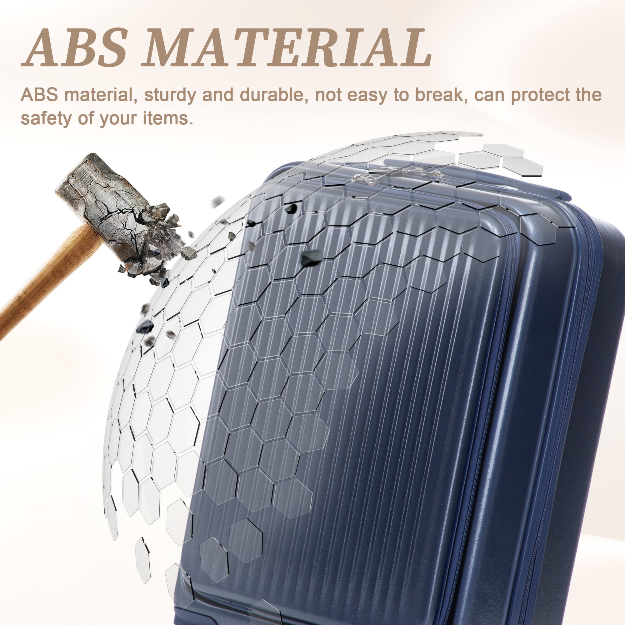 ABS MATERIAL

ABS material, sturdy and durable, not easy to break, can protect the safety of your items.