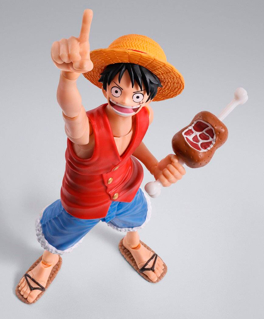 Alt View 13. Bandai - S.H. Figuarts - One Piece Luffy 5.7" Figure.