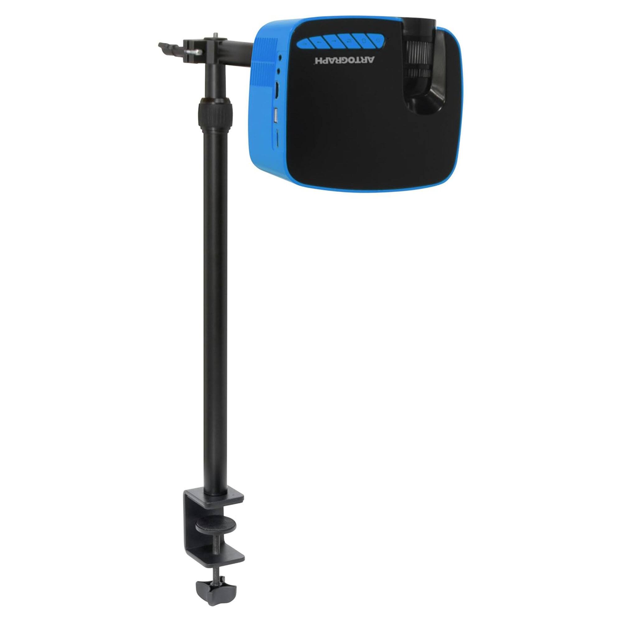 Alt View 5. Artograph - Artograph Smart HD Digital Art Projector, Wi Fi, Clamp Stand, Flare 100, Blue - Blue, Black.
