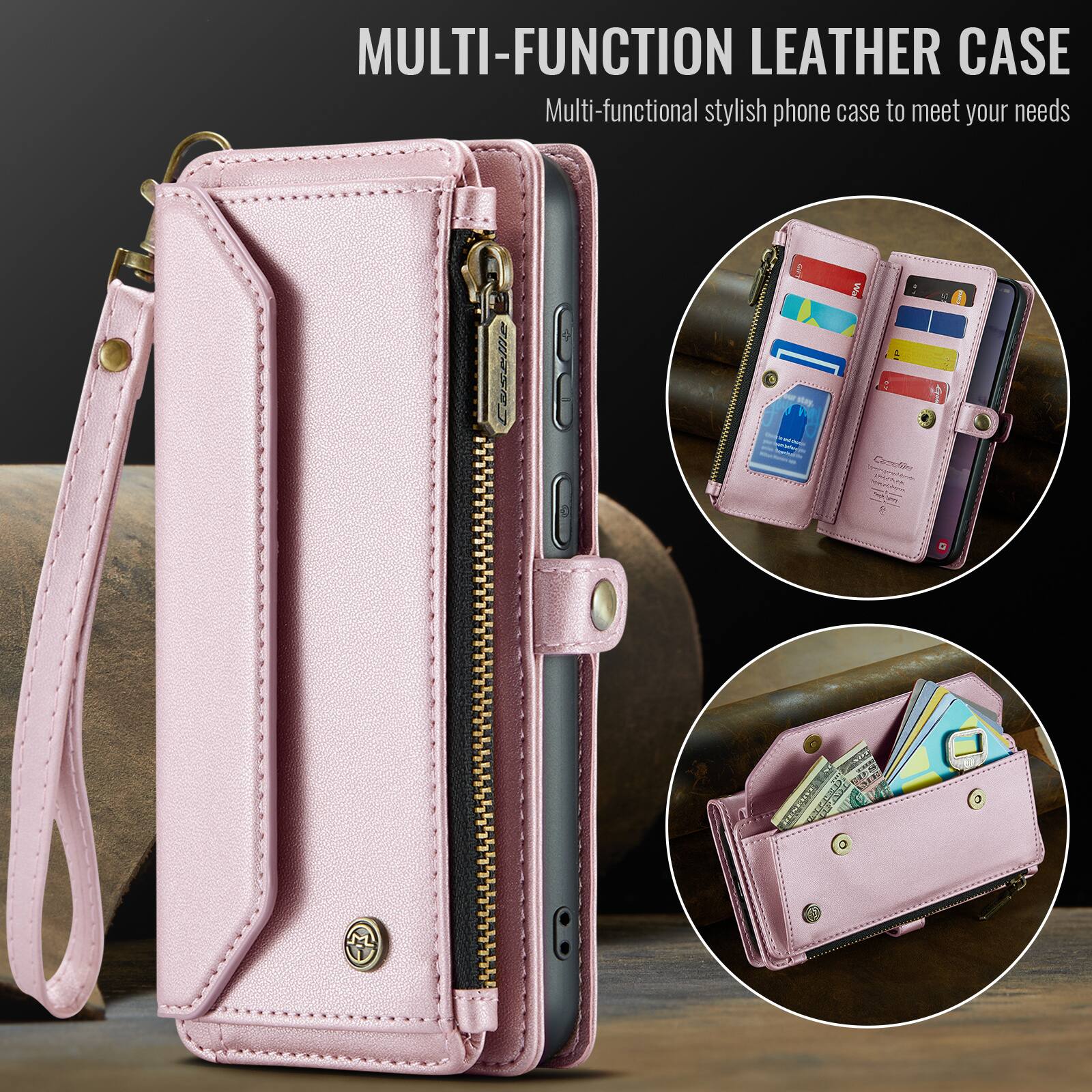 MULTI-FUNCTION LEATHER CASE  
Multi-functional stylish phone case to meet your needs