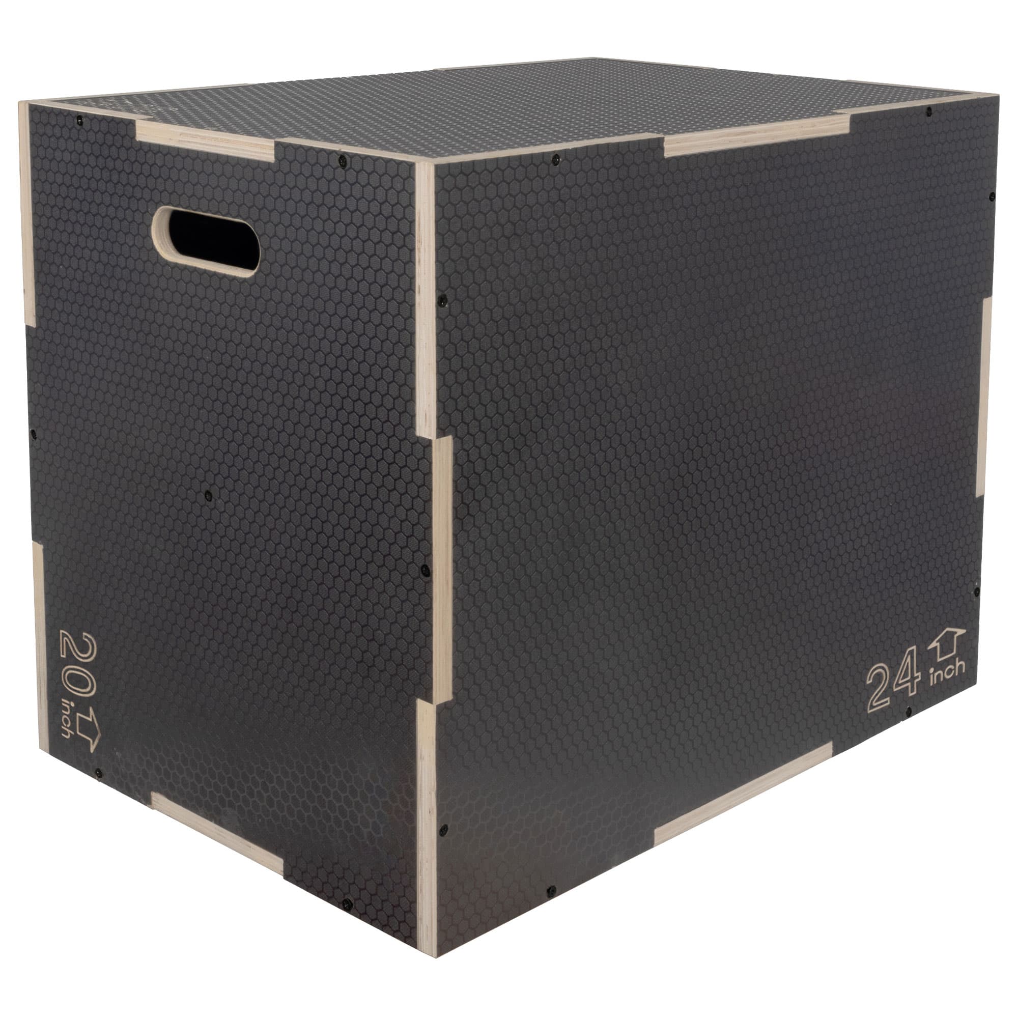 "Signature Fitness - 30"" x 24"" x 20"" Wooden Plyo Box Non-Slip Jump Platform - Gray" price history on PriceWatchPro