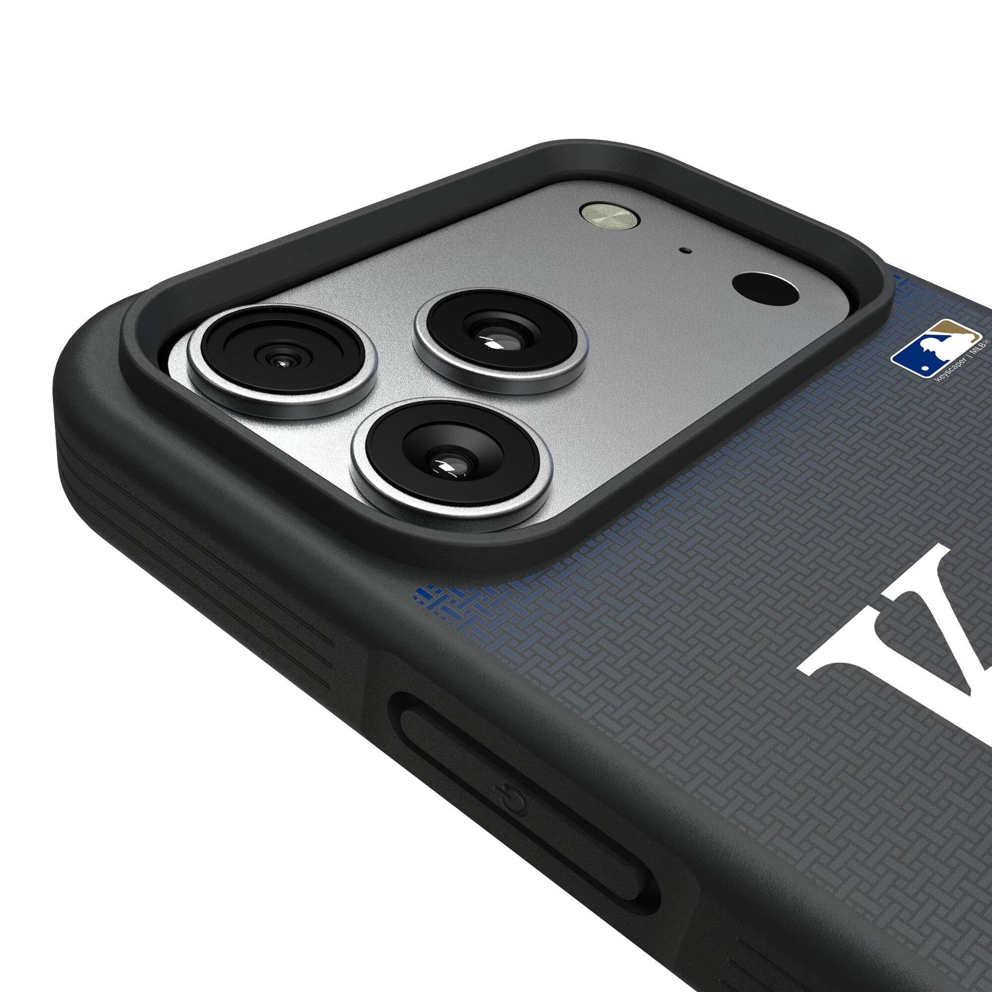 Alt View 2. Keyscaper - Kansas City Royals Bump Case with 8.2ft Drop Protection - 15 Pro - Black.