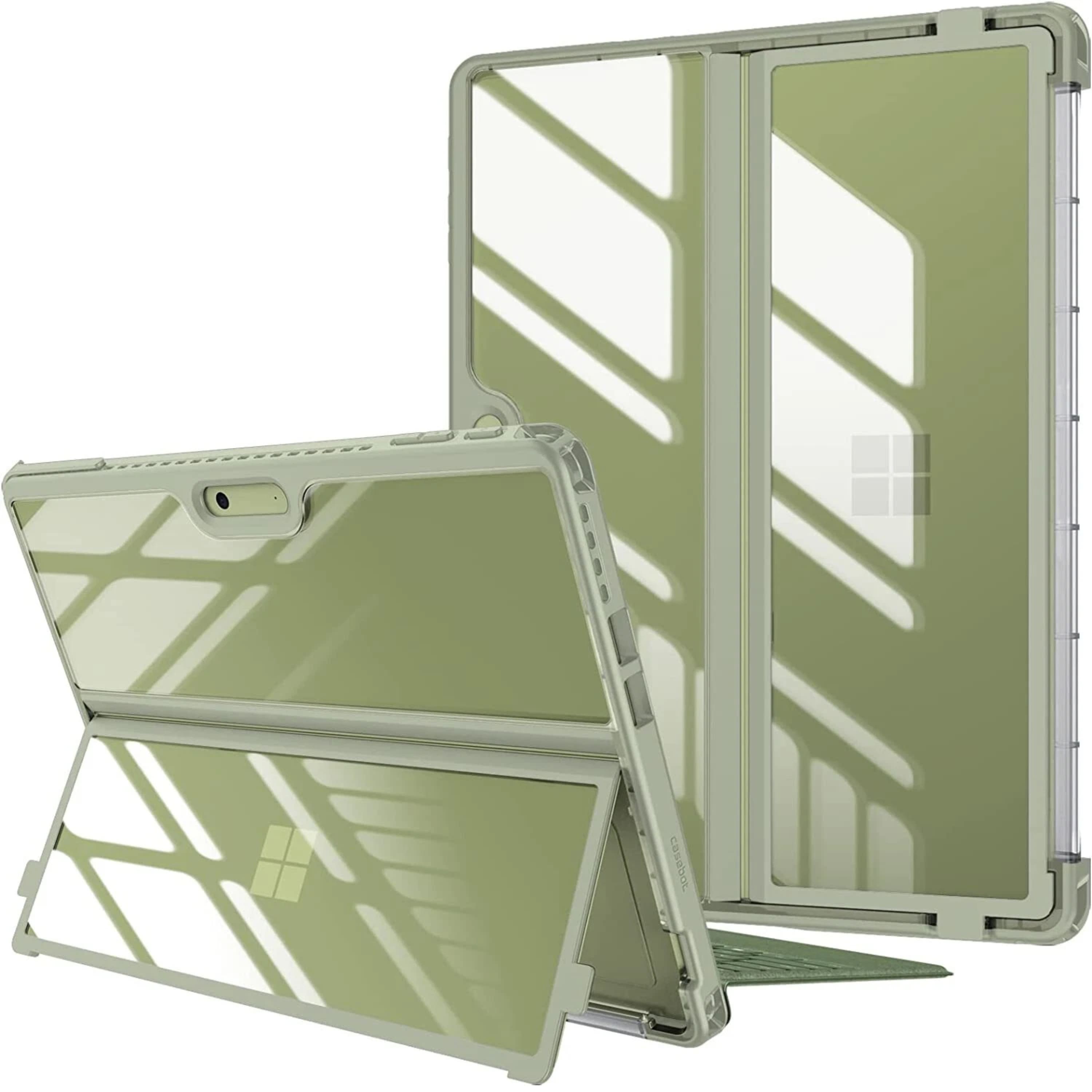 Kitcheniva - Durable Rugged Cover For Microsoft Surface Pro 11 2024 Pro 10 Pro 9 13'' - Green