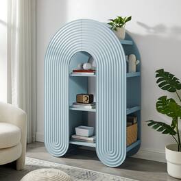 Daydream 58" Arched Bookshelf by Modway - Light Blue