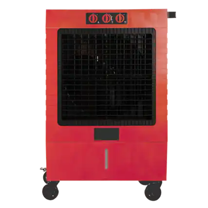 Front. Hessaire - Hessaire M270R High-Velocity Cooling Fan with Storage.
