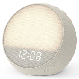 Dazzed Corner - Sunrise Alarm Clock with Wake-Up Light & White Noise, Compact - Putty