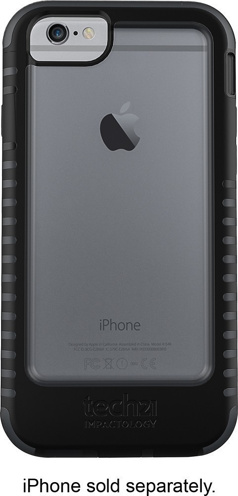 Alt View 1. Tech21 - Patriot Case for Apple® iPhone® 6 and 6s - Black.