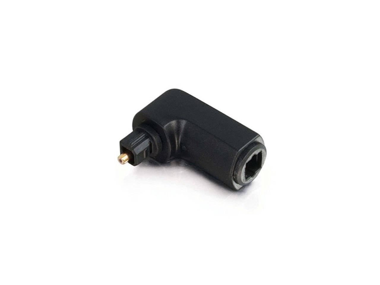 Alt View 4. Cables to Go - C2G 40016 VELOCITY™ RIGHT ANGLE TOSLINK® PORT SAVER ADAPTER.