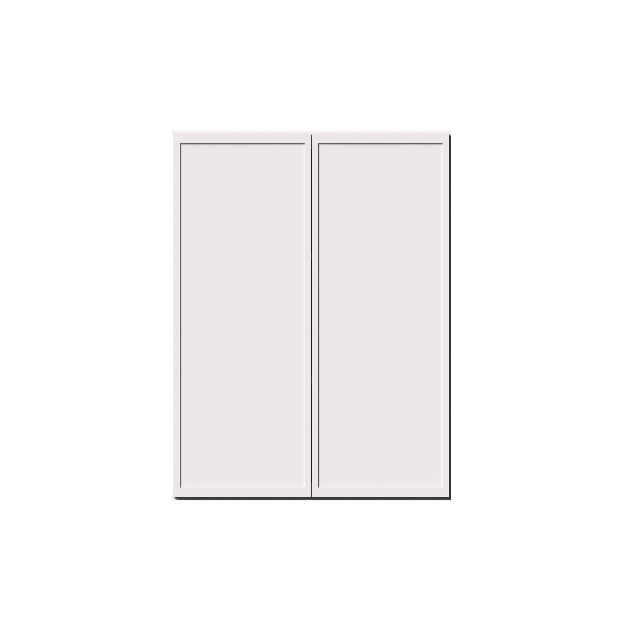 Alt View 1. Boyel Living - 36-in W x 30-in H x 12-in D Slim Shaker RTA Kitchen Wall Cabinet with Soft-Close - Snow White.