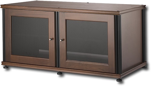 Salamander Designs - Synergy 221 TV Stand for Most Flat-Panel or DLP TVs Up to 42" - Walnut - Angle