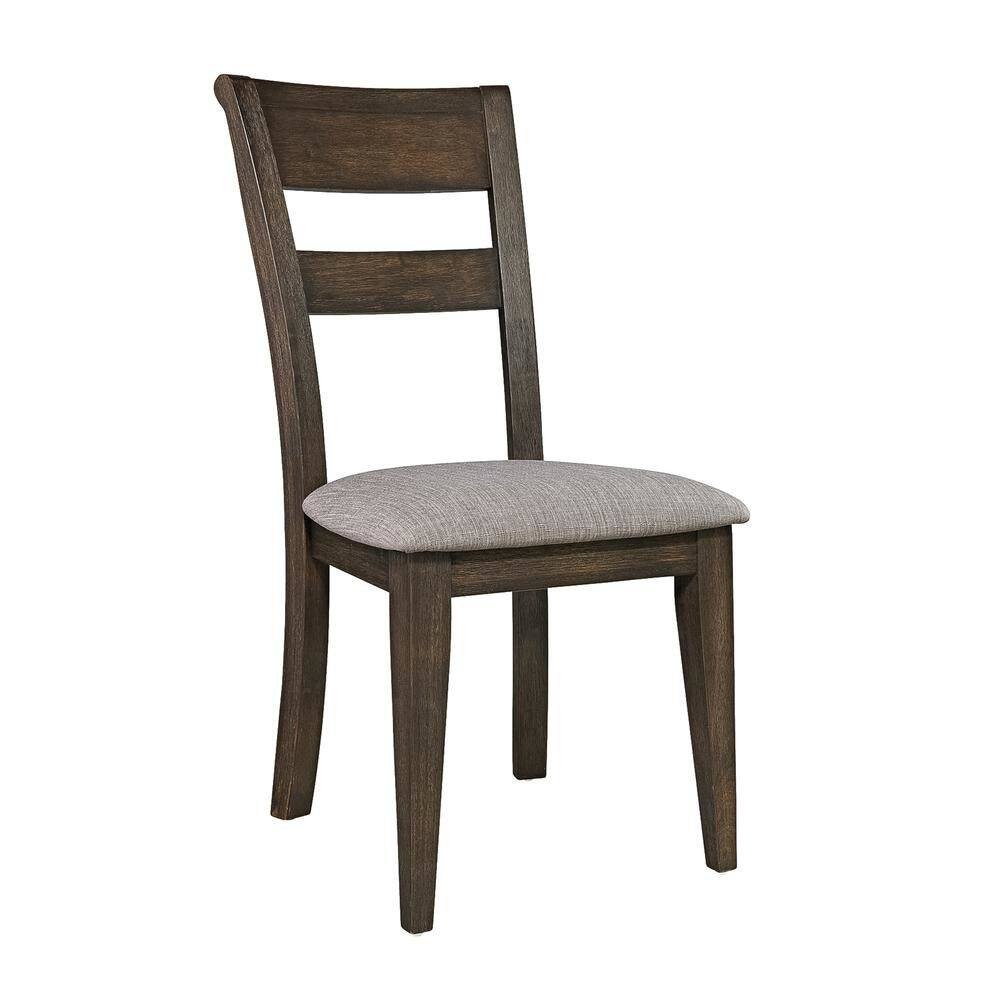 Alt View 1. Starlight Canyon Home - Brown Wooden Side Chair – Elegant Wooden Dining Chair for Kitchen - Brown.