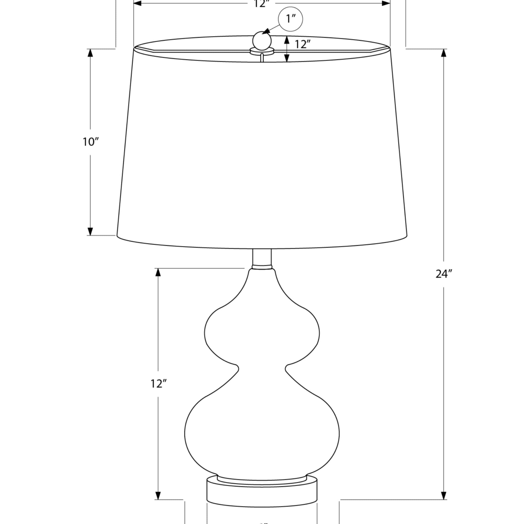 12" 1" 12" 10" 24" 12"
