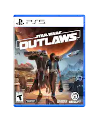 C PS5 - STAR WARS. TM OUTLAWS TEEN T ESRB Internet required to install the game. LUCASFILM GAMES UBISOFT.