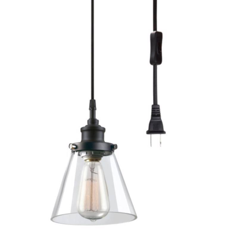 Front. Globe Electric - Globe Electric Jackson Matte Black 1 lights Pendant Light.