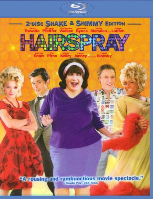 Front Standard. Hairspray [Shake & Shimmy Edition] [2 Discs] [Blu-ray] [2007].