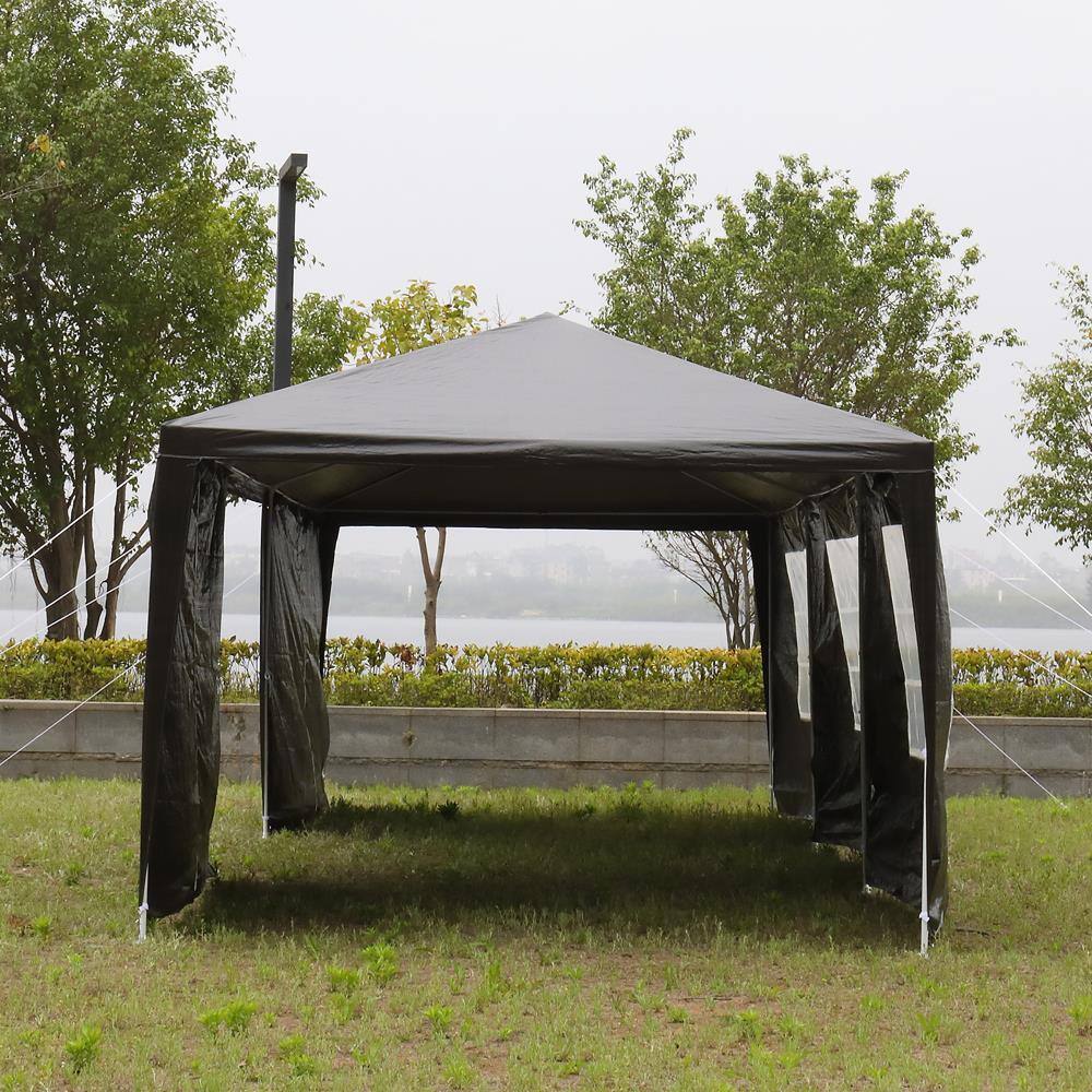 Left. Winado - Outdoor Party Tent, Patio Canopy Tent Gazebo with Removable Sidewalls Instant Event Tent for Cater Events Wedding.