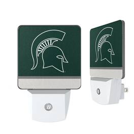 Keyscaper - Michigan State Spartans Stripe Design Nightlight 2-Pack - Multicolor