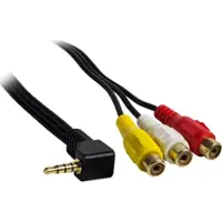 AXXESS - 6' A/V to 3.5mm Cable Interface - Multi - Angle_Zoom