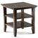 Front Zoom. Simpli Home - Acadian End Table - Brunette Brown.