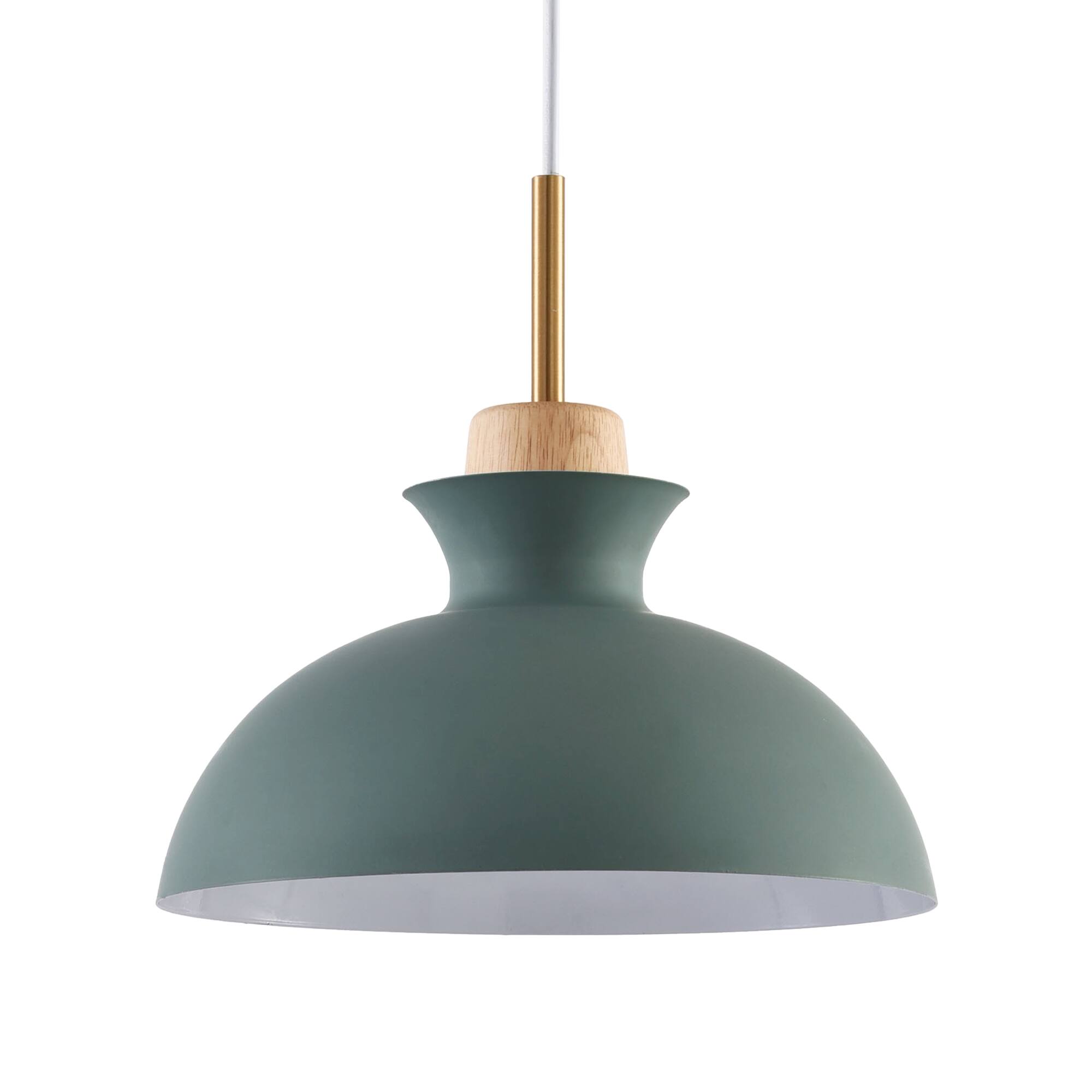 Alt View 6. Parrot Uncle - 1-Light Modern Green Hanging Pendant Light - Green.