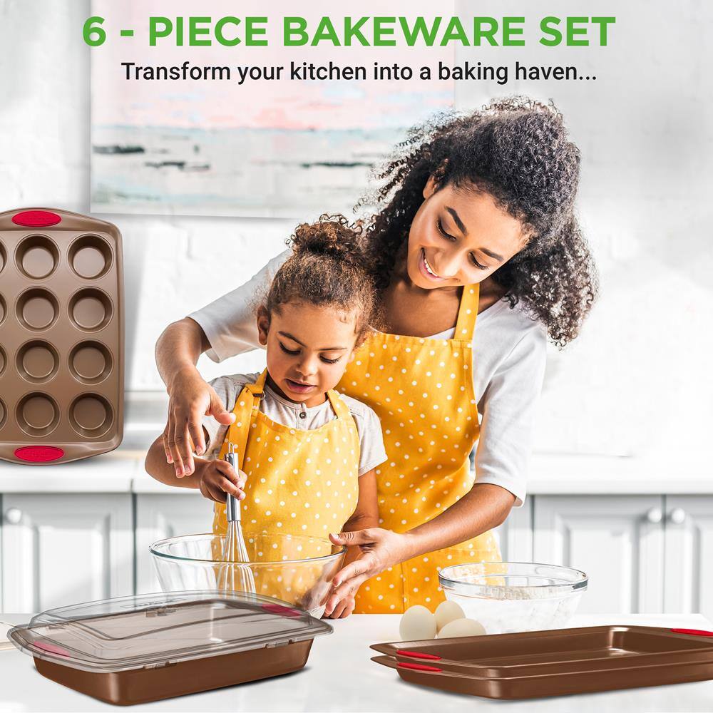 6 - PIECE BAKEWARE SET  
Transform your kitchen into a baking haven...