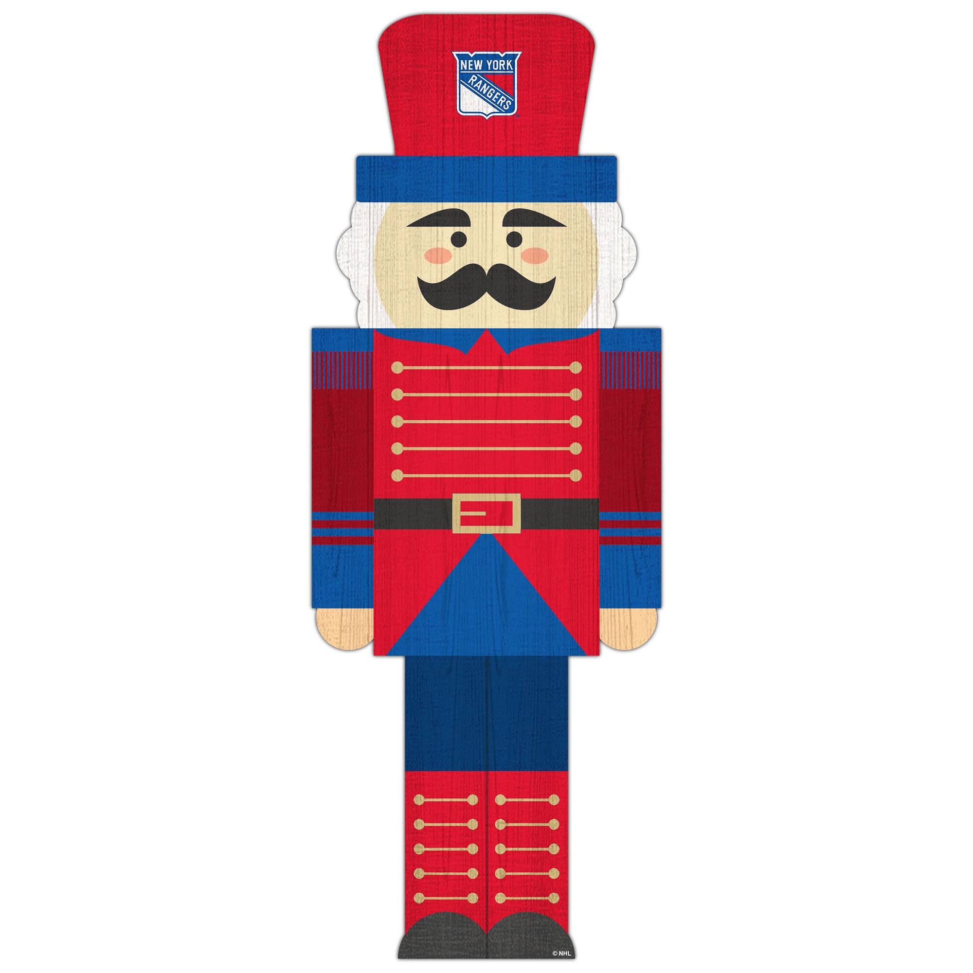 New York Rangers 31'' Nutcracker Leaner