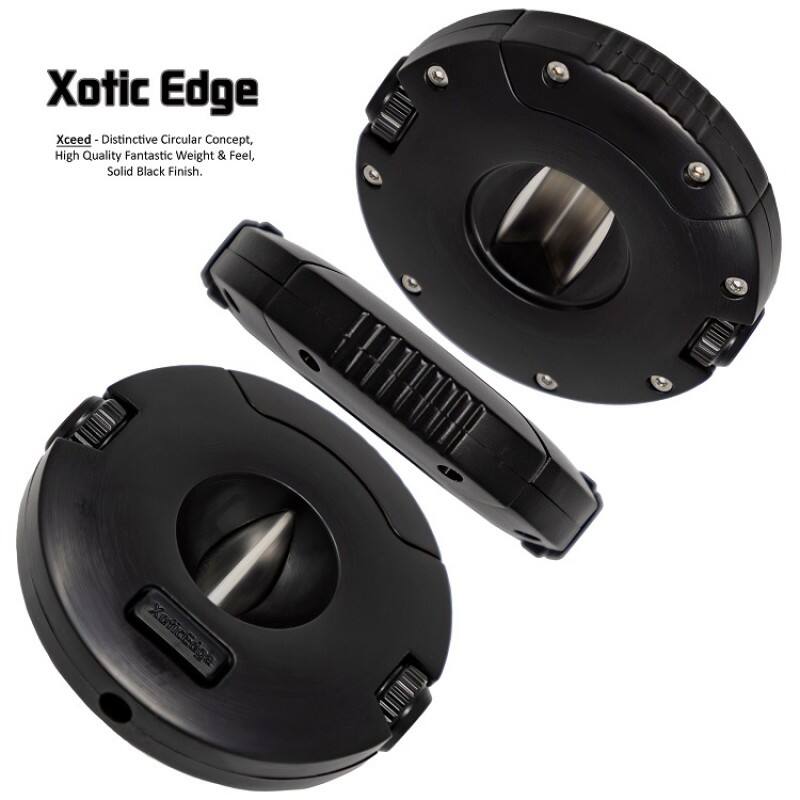 Xotic Edge  
Xceed - Distinctive Circular Concept, High Quality Fantastic Weight & Feel, Solid Black Finish.