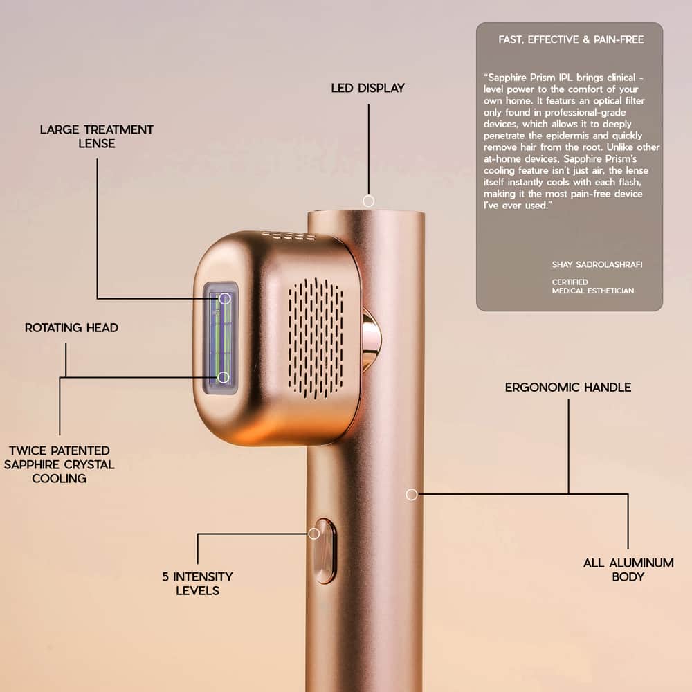 Wakse Sapphire Cooling IPL Hair Removal Machine Gold - Best Buy
