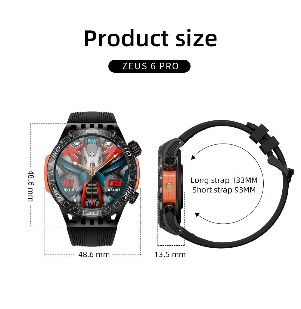 Product size  
ZEUS 6 PRO  
48.6 mm  
AM 50 10  
103.4  
30  
WED 3 06 10 09  
10349  
20 g  
Long strap 133MM  
Short strap 93MM  
30  
48.6 mm  
13.5 mm