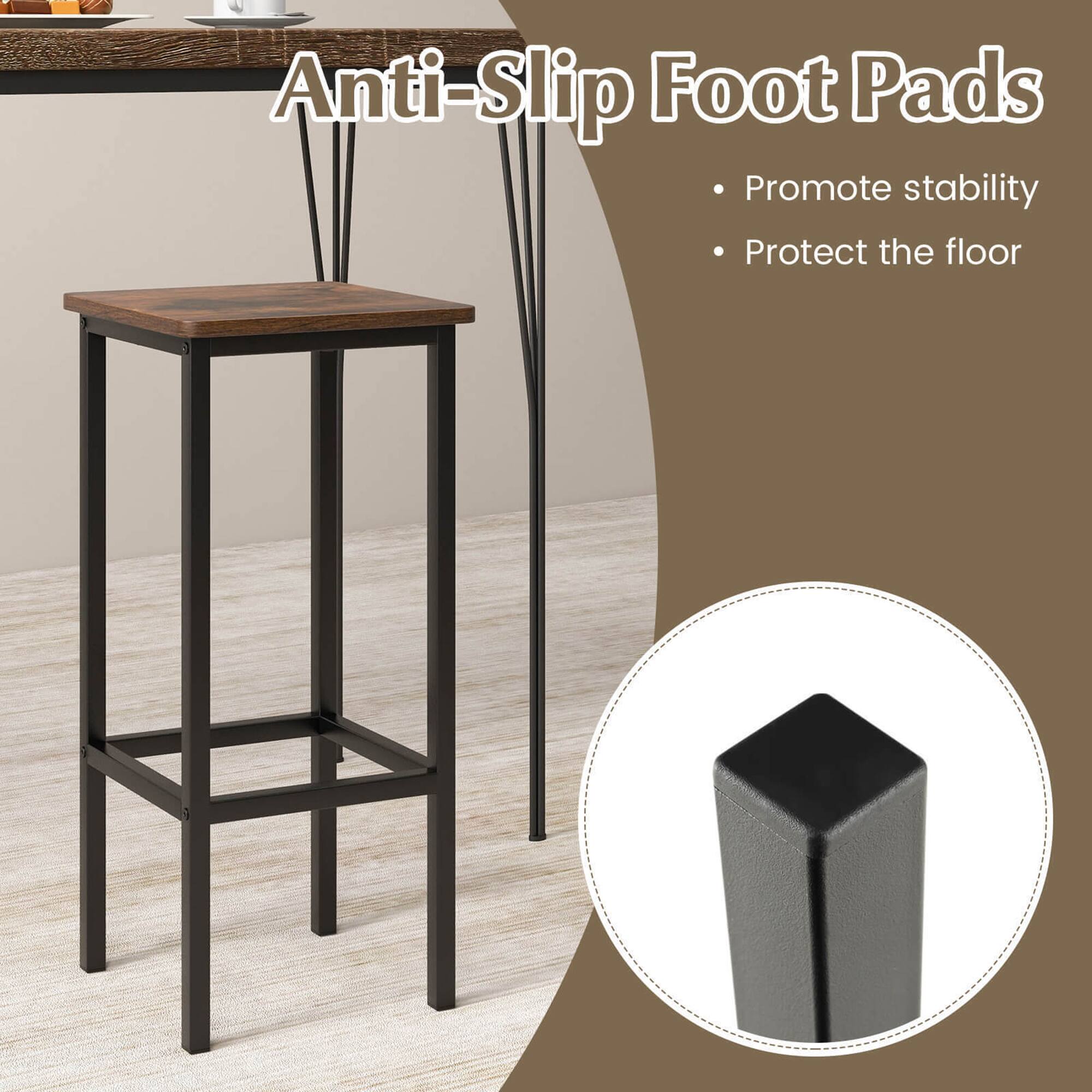 Anti-Slip Foot Pads

- Promote stability
- Protect the floor