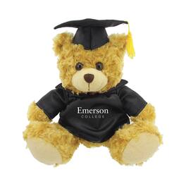 Jardine - Emerson College Lions 12'' Graduation Plush Bear - Oatmeal