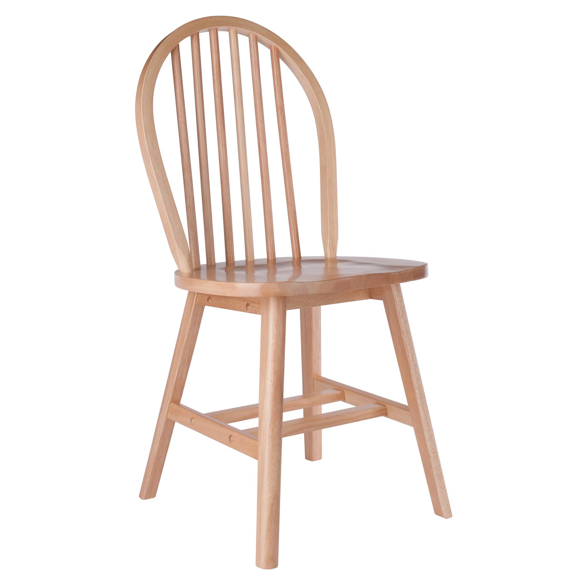 Alt View 1. Winsome Wood - Windsor 2-Pc Chair Set - Natural.