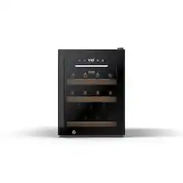 Caso Design - Sommelier’s Choice 12-Bottle Wine Cooler - Black