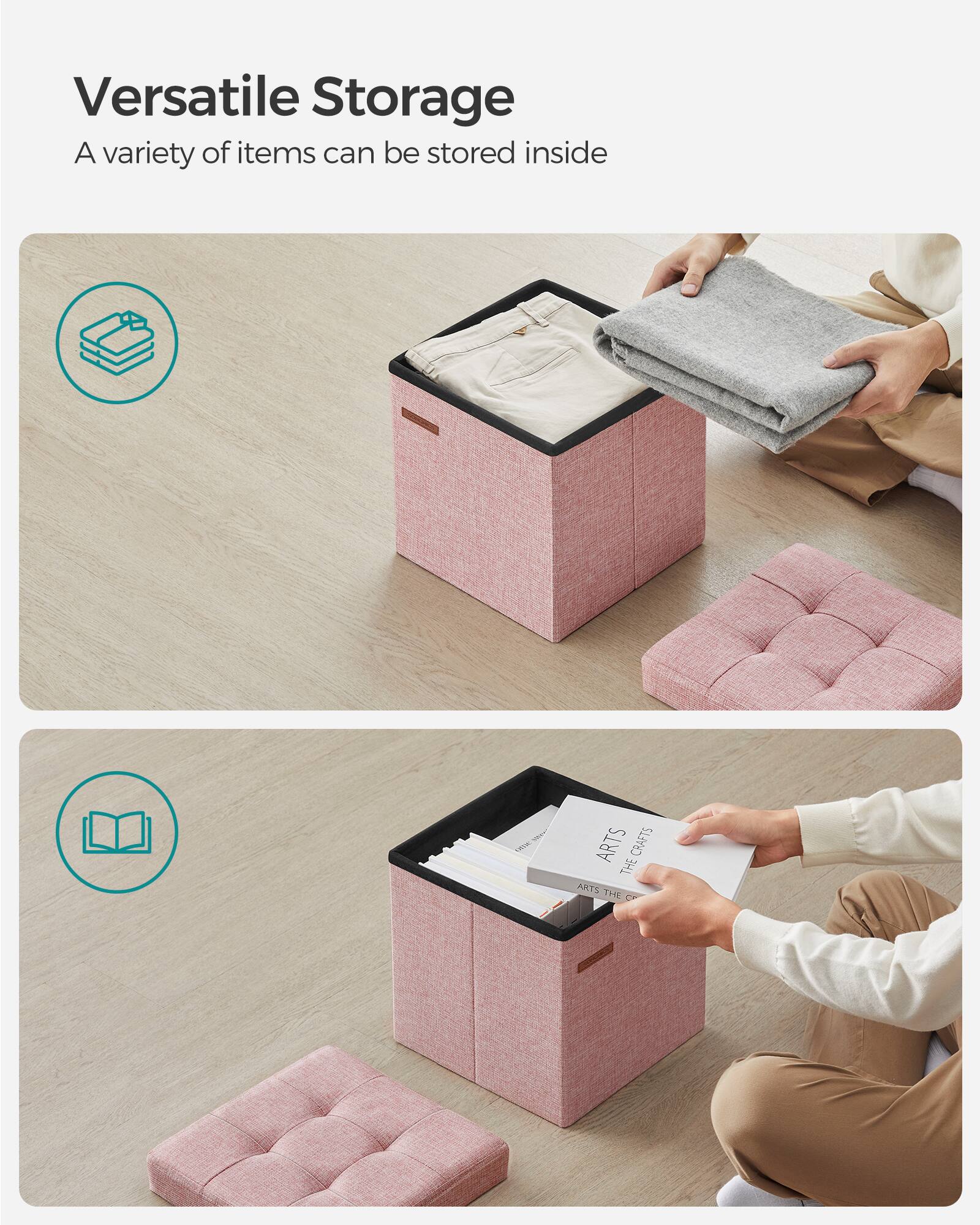 Versatile Storage  
A variety of items can be stored inside