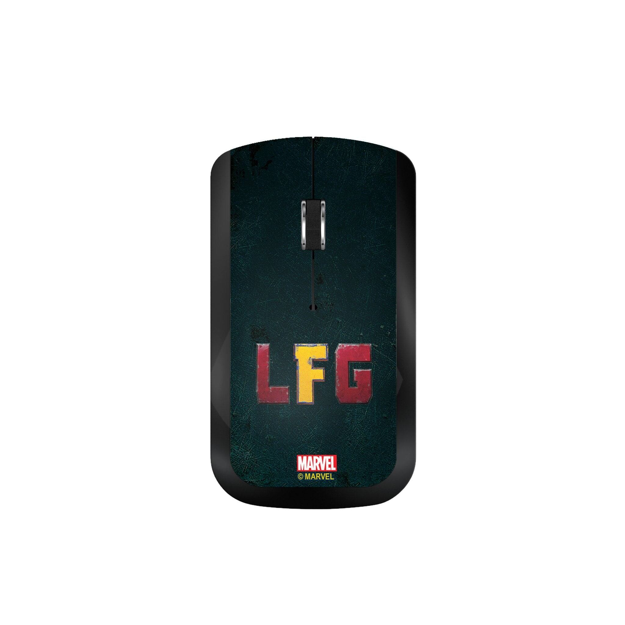 Keyscaper - Marvel Badge Wireless Mouse - Wireless - Deadpool Wolverine 1