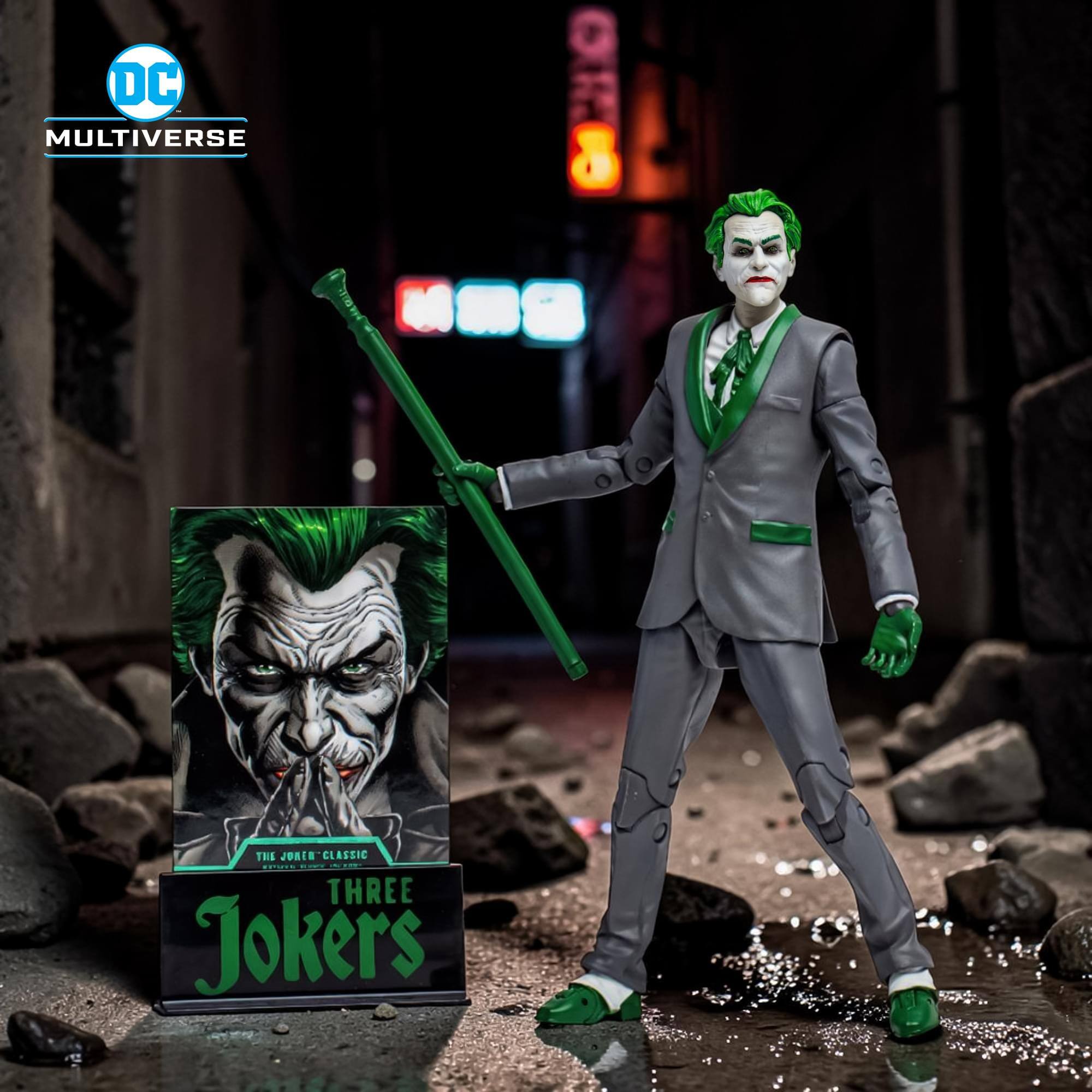 JOKER D ダーツ ROCKS MR 3本セット McFarlane Toys DC Multiverse Batman: Three Jokers Action Figure