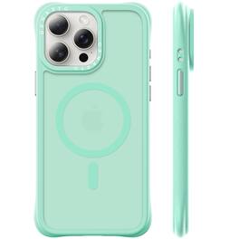 Ornarto - Magnetic for iPhone 15 Pro Max Case 6.7", Compatible with MagSafe | Slim Translucent Matte Cover - Mint Blue