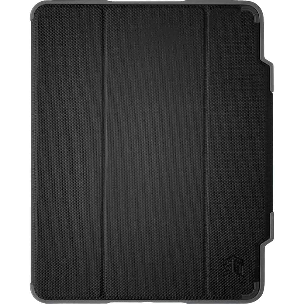 Front. STM - Dux Plus Case for Apple® iPad® Pro 12.9" (3rd Generation 2018) - Black.