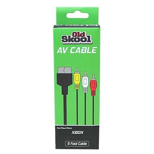 RK CAGLE  
Old Skool AV CABLE  
For/Pour/Para XBOX  
6 Foot Cable