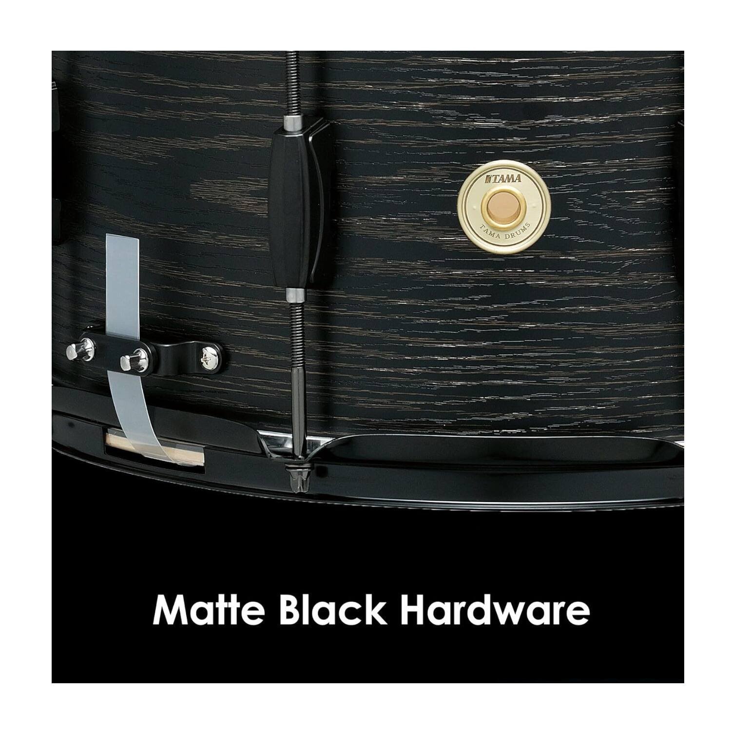 TAMA AMA DRUMS  
Matte Black Hardware