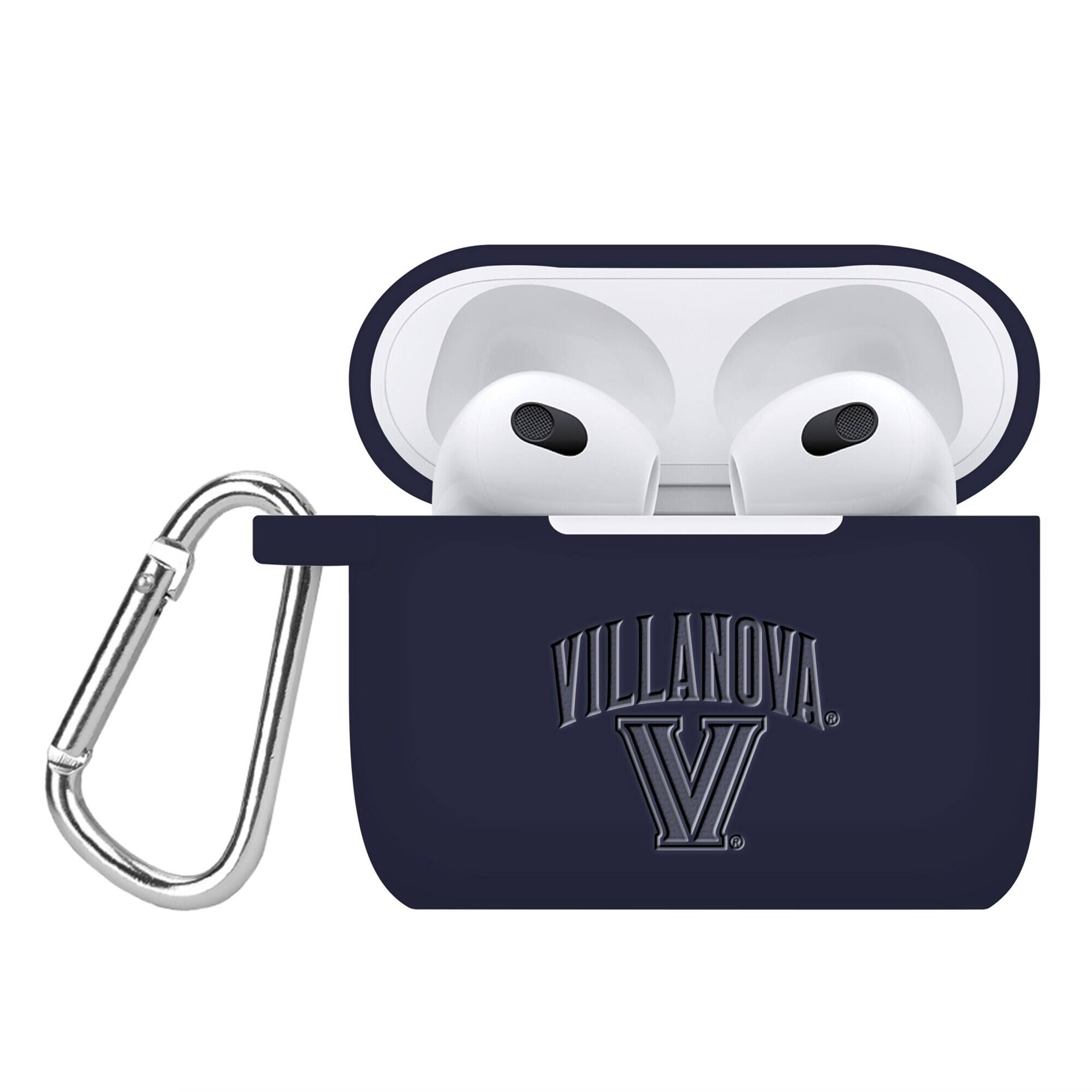 Affinity Bands - Villanova Wildcats Debossed Silicone AirPods Gen Three Case Cover - No Size - Multicolor