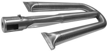 Alt View 1. Music City Metals - Music City Metals - MCM151035110 burner, center-fed pipe, ss, 15.75 x 6.0.