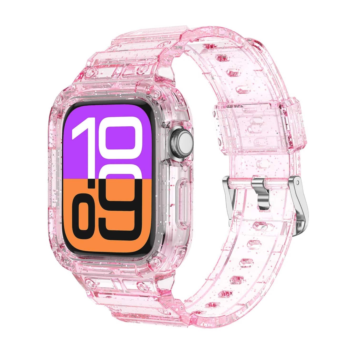 Stock Preferred - TPU Sport Band for Apple Watch Series 10 (46mm) - Glitter Pink