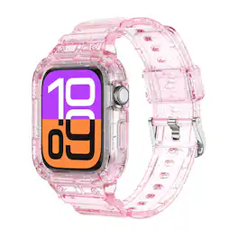 Stock Preferred - TPU Sport Band for Apple Watch Series 10 (46mm) - Glitter Pink