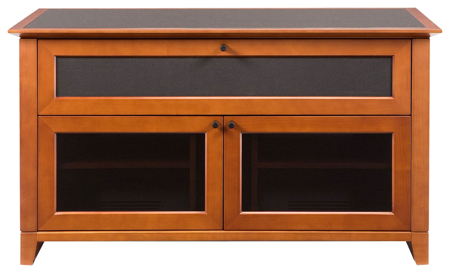 Front. BDI - Novia A/V Cabinet for Most Flat-Panel TVs Up to 55" - Cherry.
